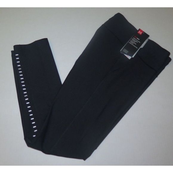 Under Armour 1326788 004 Women's Sz M Black Balance Crop Workout Leggings - Picture 5 of 7